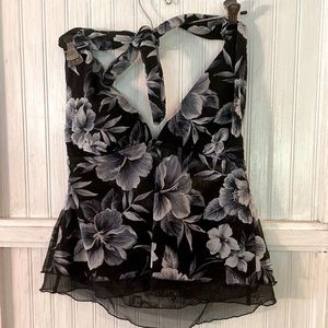 Tankini Bathing Suit Top - Size 16 Runs a bit small